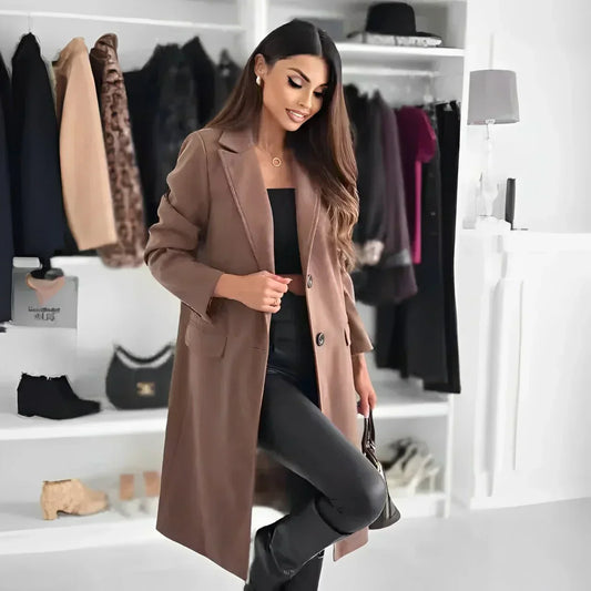 Sølvi™ | Minimalistisk Skjønnhetsfrakk – Tidløs eleganse for enhver anledning